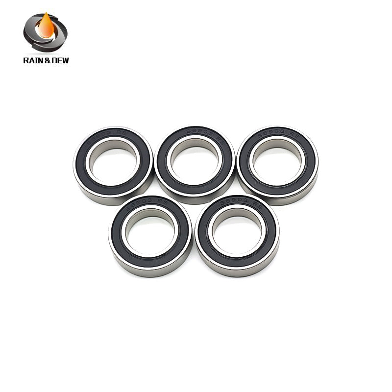 10PCS S6903RS  17x30x7mm Durable & Fully Sealed Bearing for Fishing Gear ABEC-7 Stainless Steel with Black Rubber Shield