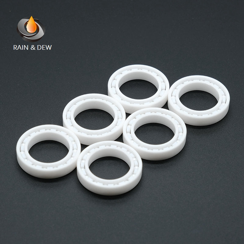 1/2Pcs 6803 CE  17*26*5mm Full Ceramic Bearing  ABEC-9 Zirconia Ceramic Deep Groove Ball Bearings for Fishing Reel