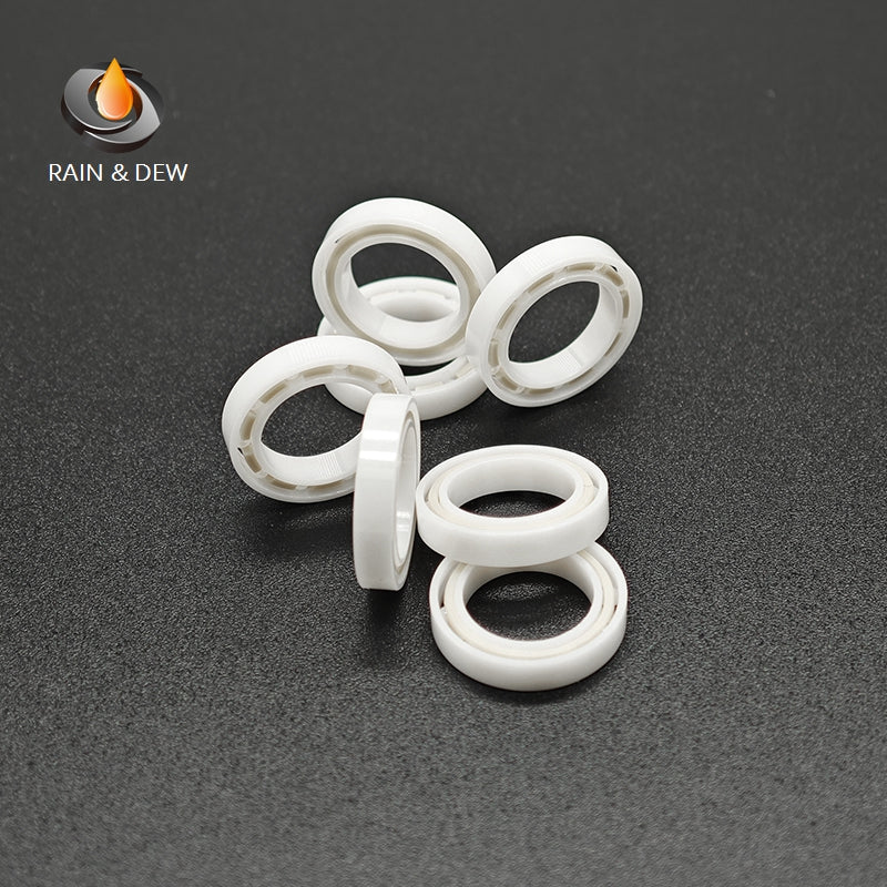 1/2Pcs  6700W3 CE  10*15*3mm Full Ceramic Bearing  ABEC-9 Zirconia Ceramic Deep Groove Ball Bearings for Fishing Reel