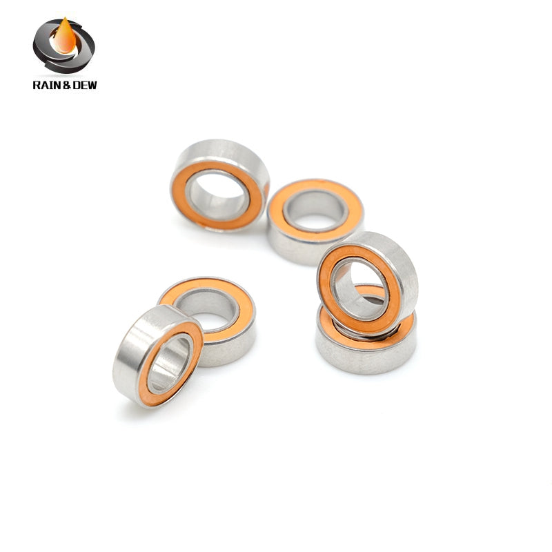 10Pcs SMR95RSCB  5*9*3mm  Stainless Steel hybrid Si3N4 ceramic ball bearing Without Grease Fast Turning  ABEC-7