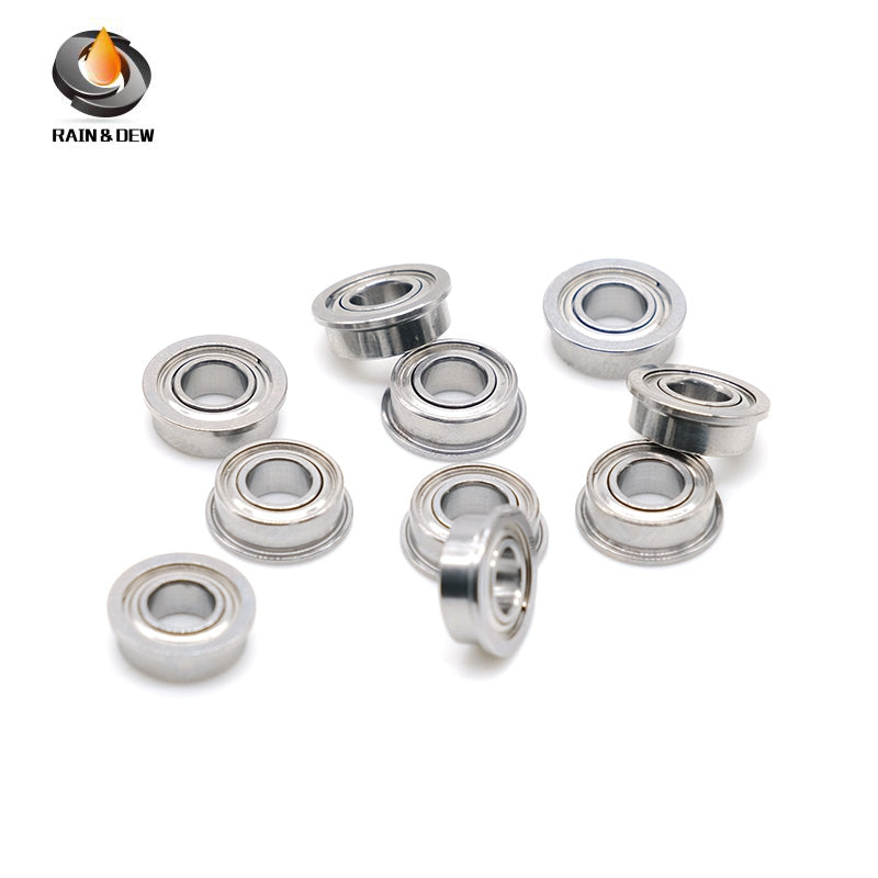 10PCS Miniature Flanged Bearing SF605ZZ, 5x14x5mm for Precision Machinery & Models
