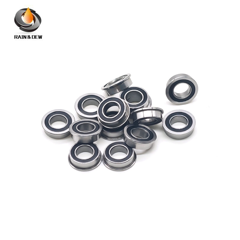 10Pcs MF95RS Bearing 5X9X3 mm  ABEC-7 Flanged Miniature MF95RS Ball Bearings For  3D Printer