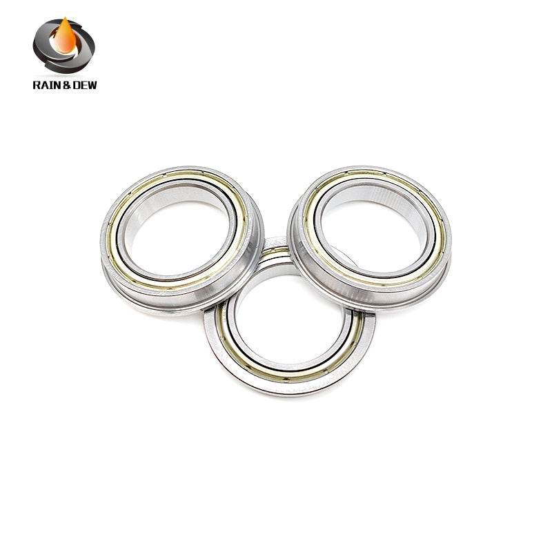 8PCS Precision F6805ZZ Flanged Bearing 25X37X7mm Double Shielded, Chrome Steel, for Easy Mounting & Positioning in CNC, 3D Printers & Small Mechanisms