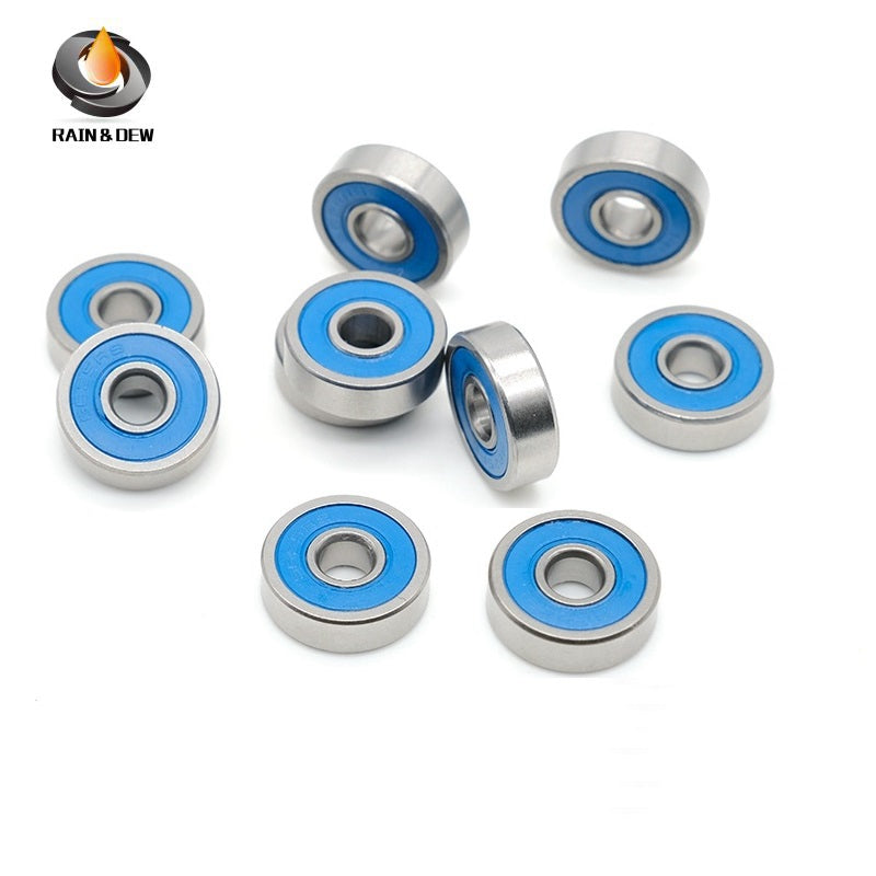MR63RS-Blue Bearing ABEC-7 (10PCS) 3X6X2.5 mm Miniature MR63-2RS Ball Bearings Blue Rubber Sealed