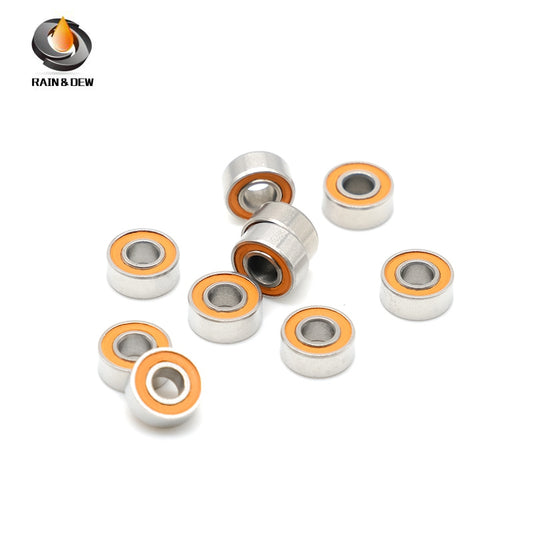 10PCS S684RS CB 4*9*4 mm Fishing Reel Bearing Stainless Steel Hybrid Ceramic Bearing ABEC-7