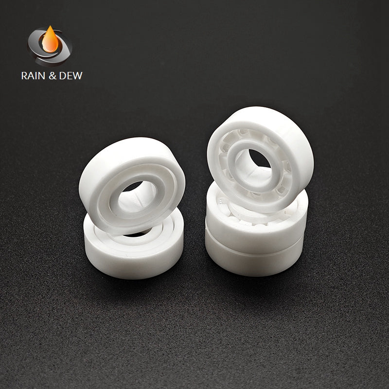 1/2Pcs 6000 CE  10*26*8mm Full Ceramic Bearing  ABEC-9 Zirconia Ceramic Deep Groove Ball Bearings for Fishing Reel