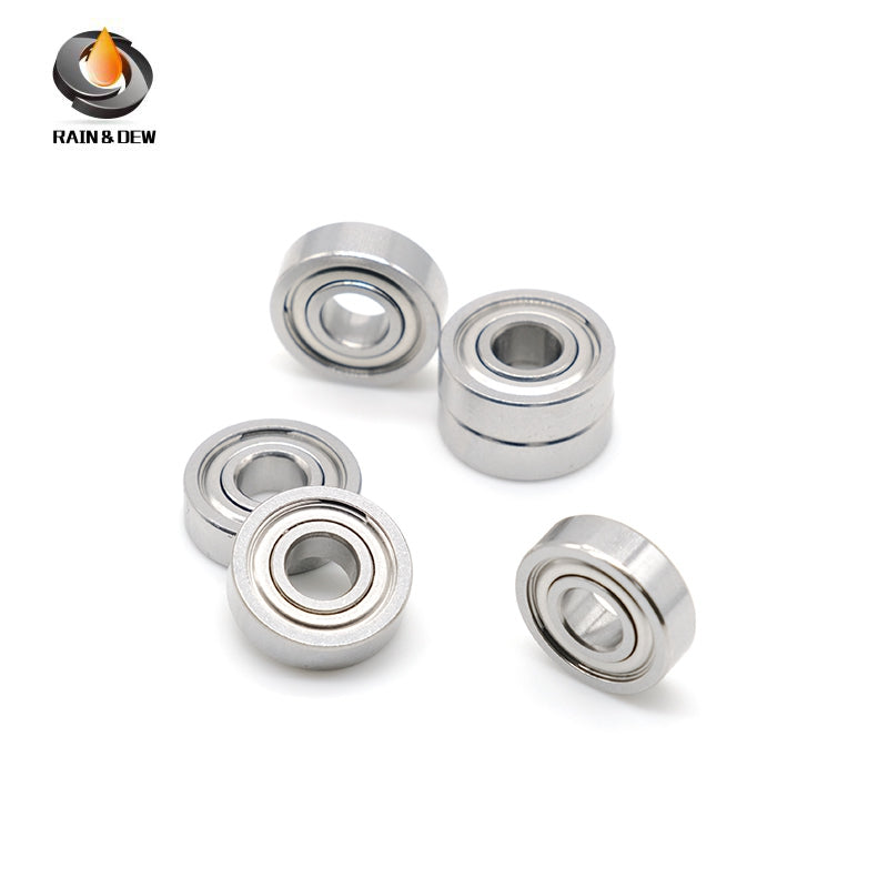 10PCS S695ZZ 5x13x4 mm Stainless Bearing ABEC-9 Stainless Steel Ball Bearings Shielded High Precision 440C
