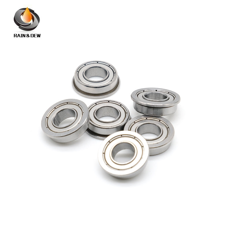 10PCS F687ZZ  7X14X5mm  Miniature Flange Bearings  ABEC-7 Double Metal Shielded,Chrome Steel for 3D Printers & Small Mechanisms