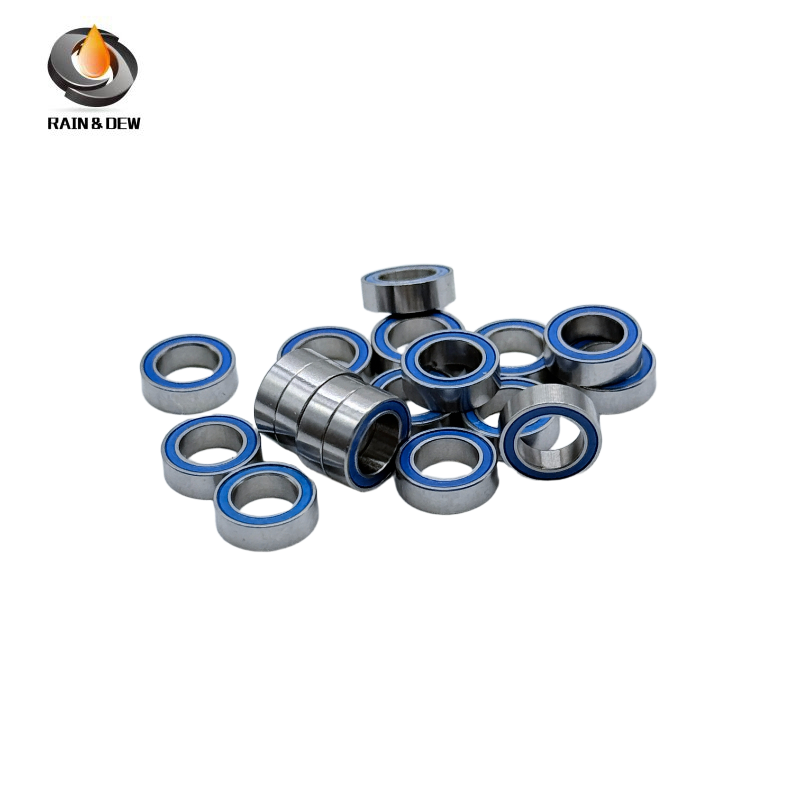 10PCS High-Precision ABEC-7  SMR85RS-Blue  5x8x2.5mm Stainless Steel Body & Blue Rubber Seals for Fishing Equipment