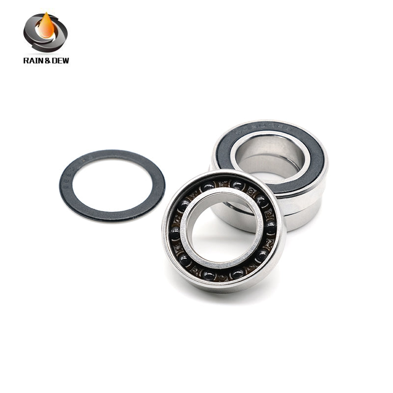 2PCS 6907RS CB  35x55x10mm  Hybrid Ceramic Si3N4 Ball Bearing Bicycle Bottom Brackets & Spares Rear wheel 6907 2RS Bearings