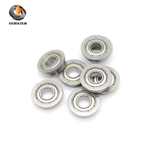 10PCS F698ZZ 8x19x6 mm ABEC-7 Skate Bearing Steel Radial Shaft Deep Groove Flange Ball Bearing