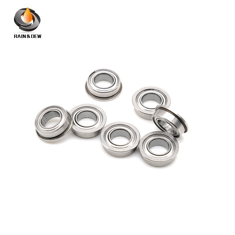 10PCS MF93ZZ 3X9X4mm Miniature Flange Bearings  ABEC-7 Double Metal Shielded,Chrome Steel for 3D Printers & Small Mechanisms