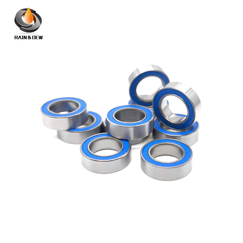 MR106RS-Blue Bearing ABEC-7 (10PCS) 6x10x3 mm Miniature MR106-2RS Ball Bearings Blue Rubber Sealed