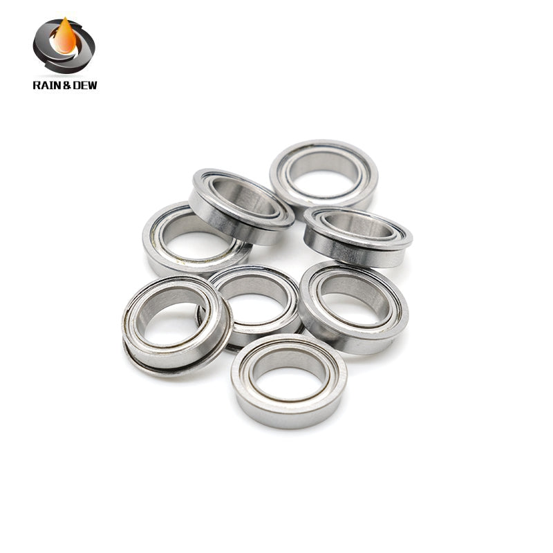 10PCS Flange Bearing  F6701ZZ Flange Bearing 12X18X4mm ABEC-7 Double Shielded