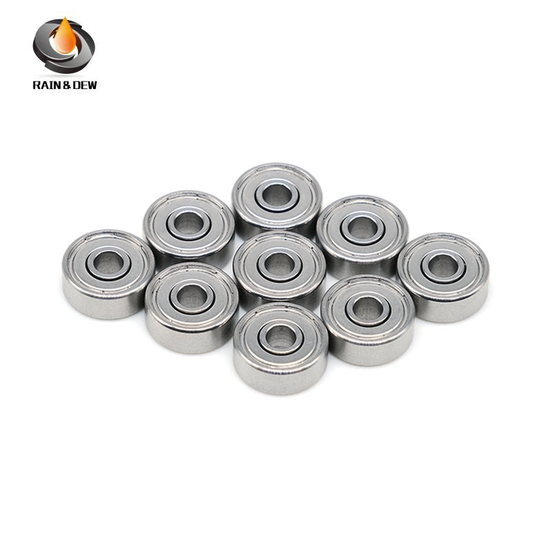 10PCS S624ZZ  4X13X5mm Bearing  ABEC-9 440C Stainless Steel Ball Bearing Small Bearing
