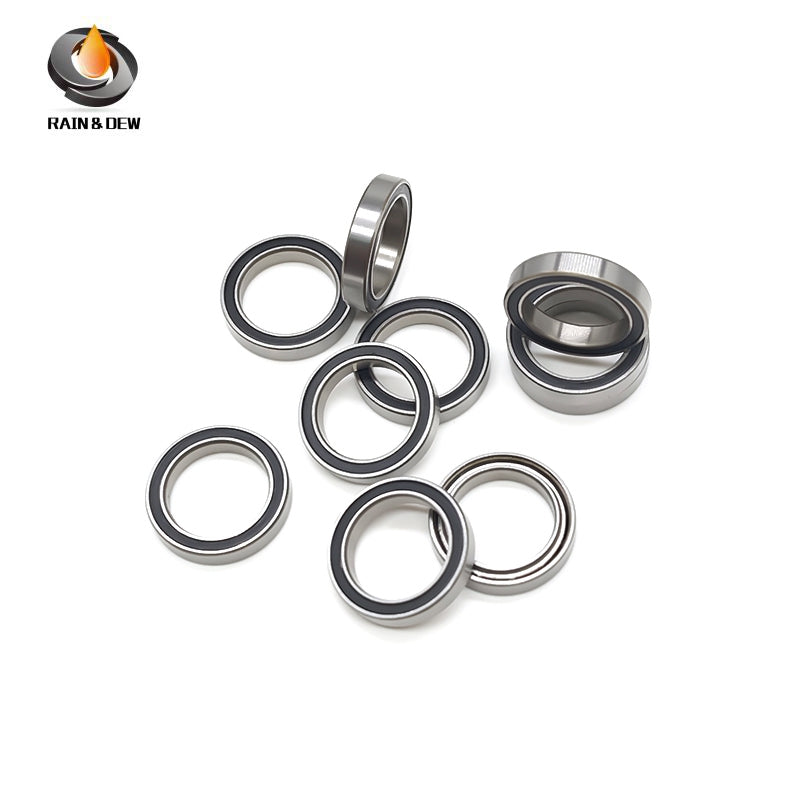 10PCS 6702RS CB 15X21X4mm Hybrid Ceramic Si3N4 Ball Bearing Bicycle Bottom Brackets & Spares Rear wheel 6702  2RS Bearings