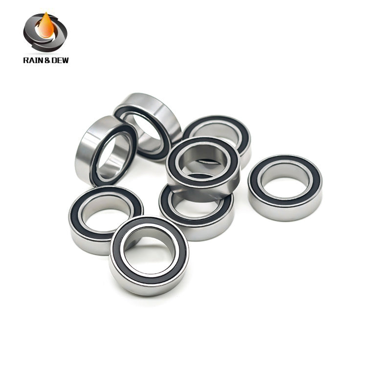 10PCS 63802RS Bearing 15x24x7 mm  Bicycle Suspension Pivot Repair Parts Ball Bearings