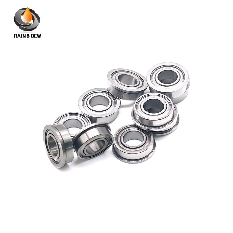 10PCS MF137ZZ Miniature Flange Bearings 7X13X4 mm Double Metal Shielded for Secure & Easy Mounting