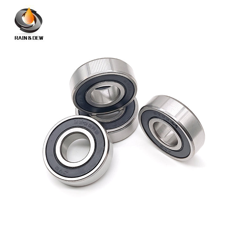 2PCS 6203RS Bearing 17x40x12 mm ABEC-7  6203RS Deep Groove Ball Bearings 6203 Ball Bearing