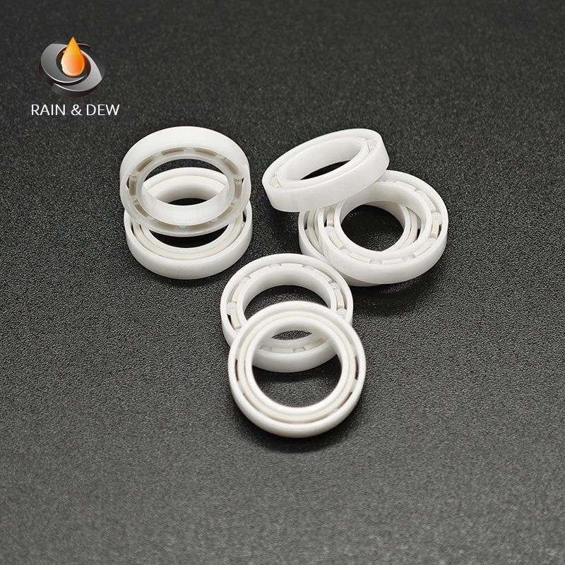 1/2Pcs  6700W3 CE  10*15*3mm Full Ceramic Bearing  ABEC-9 Zirconia Ceramic Deep Groove Ball Bearings for Fishing Reel