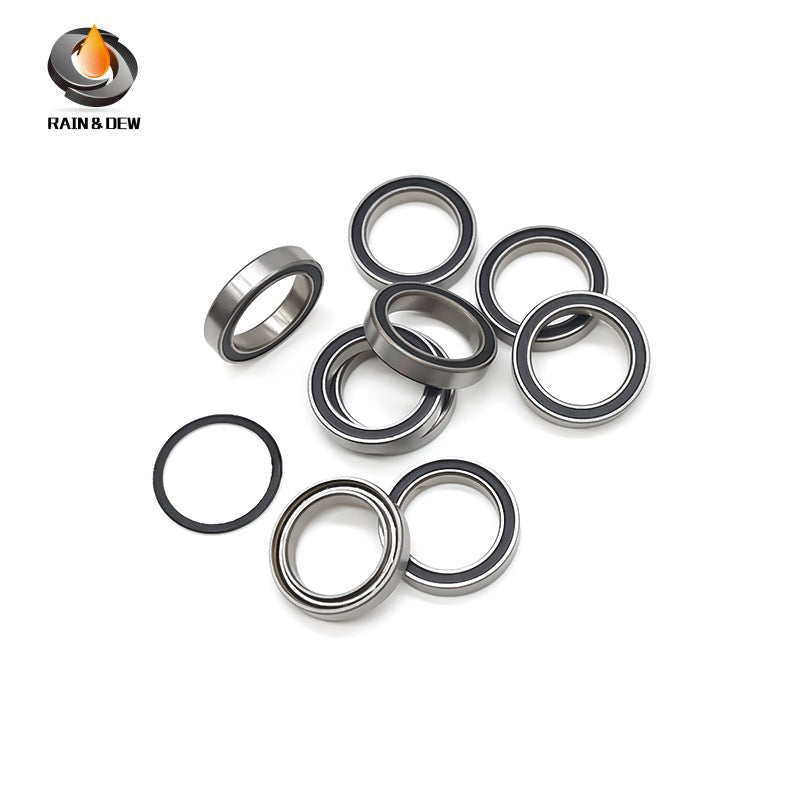 10PCS 6702RS CB 15X21X4mm Hybrid Ceramic Si3N4 Ball Bearing Bicycle Bottom Brackets & Spares Rear wheel 6702  2RS Bearings