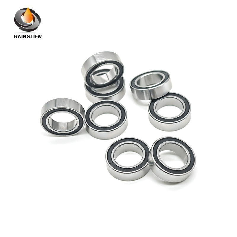 10PCS 63802RS Bearing 15x24x7 mm  Bicycle Suspension Pivot Repair Parts Ball Bearings