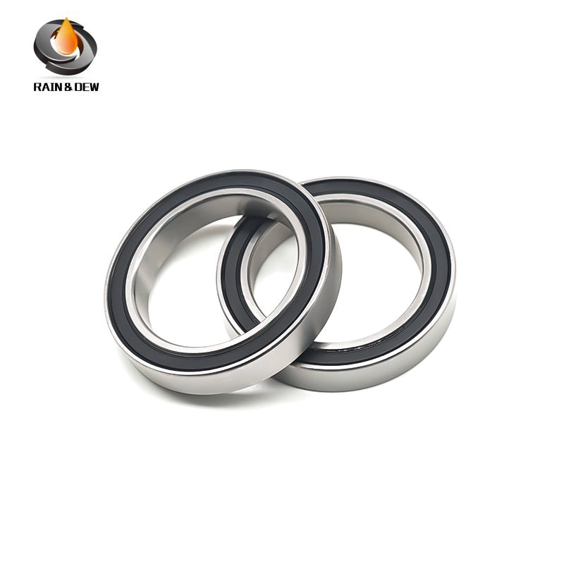 6PCS High-Precision ABEC-7  S6806RS  30x42x7mm Stainless Steel Body & Black Rubber Seals for Fishing Equipment