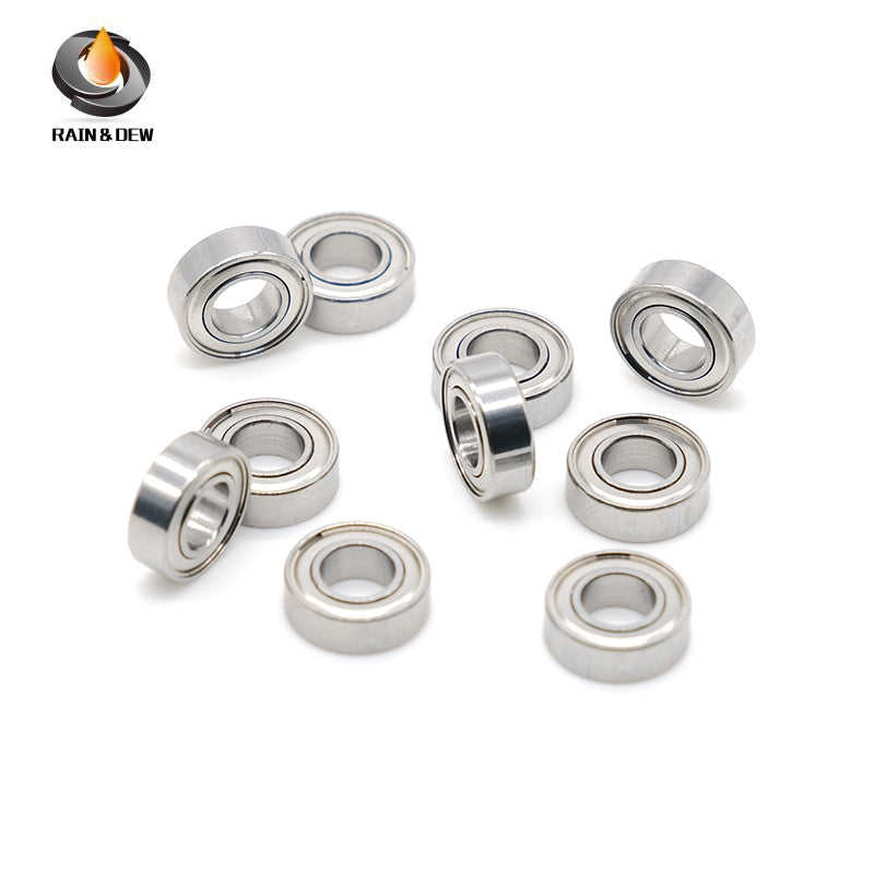 10Pcs SR168ZZ	6.35X9.525X3.175mm  Bearing ABEC-9 440C Roller Stainless Steel SR168ZZ Ball Bearings