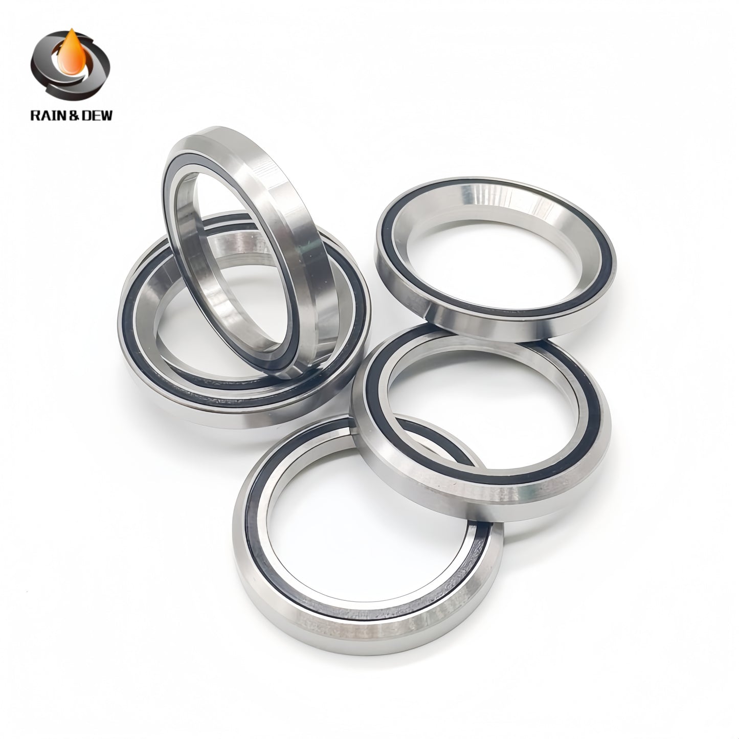 6PCS MH-P22  34.1X46.9X7 mm Bicycle Headset Bearing 45/45 Degree Chrome Steel Tapered Upper Lower Tapered Parts Repair