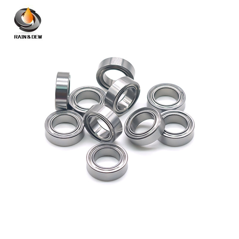 R1810ZZ Bearing 10PCS 7.938X12.7X3.967mm Double Shielded Motor Miniature R1810ZZ Ball Bearings