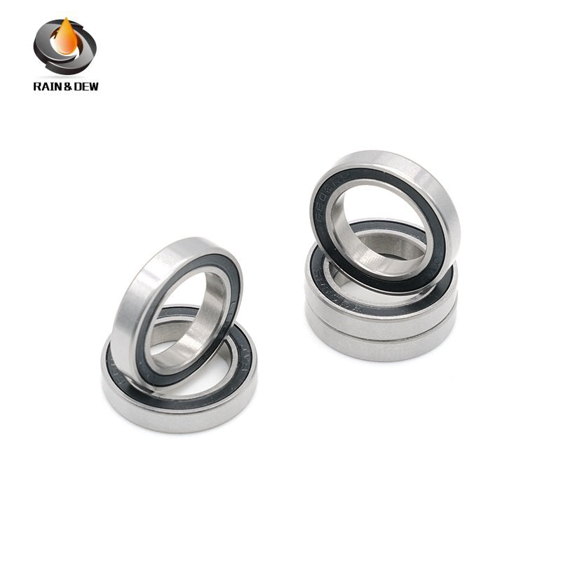 10PCS S6900RS	10x22x6mm Durable & Fully Sealed Bearing for Fishing Gear ABEC-7 Stainless Steel with Black Rubber Shield