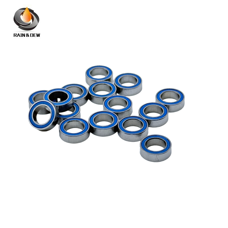 10PCS High-Precision ABEC-7  SMR95RS-Blue  5x9x3mm Stainless Steel Body & Blue Rubber Seals for Fishing Equipment