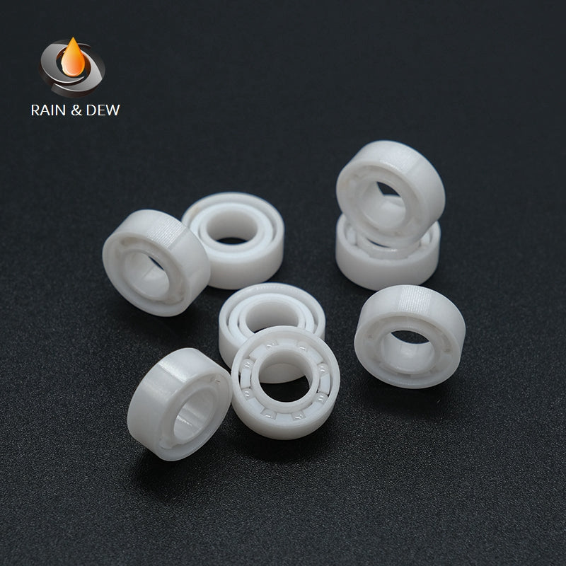 1/2Pcs  R188 CE  6.35*12.7*4.763mm Full Ceramic Bearing  ABEC-9 Zirconia Ceramic Deep Groove Ball Bearings for Fishing Reel