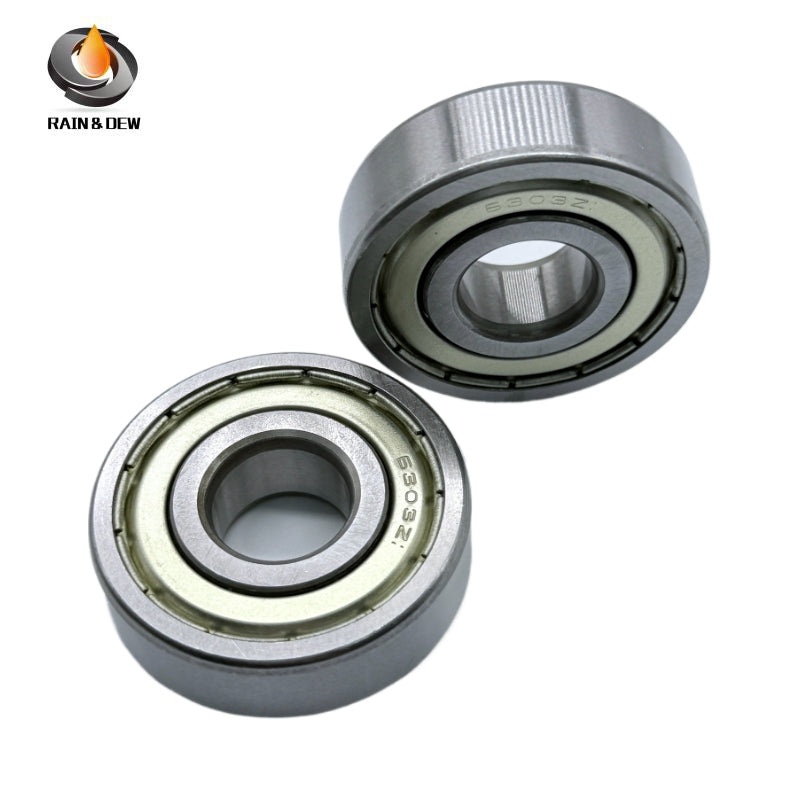 2PCS 6303ZZ 17x47x14 mm Motorcycles Engine Primary Shaft Bearings Bearing ABEC-7