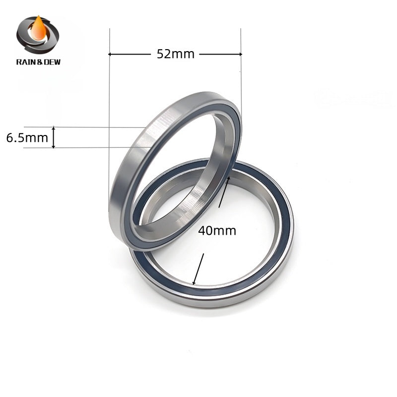 6PCS MH-P25K  40X52X6.5 mm Bicycle Headset Bearing 36/45 Degree Chrome Steel Tapered Upper Lower Tapered Parts Repair