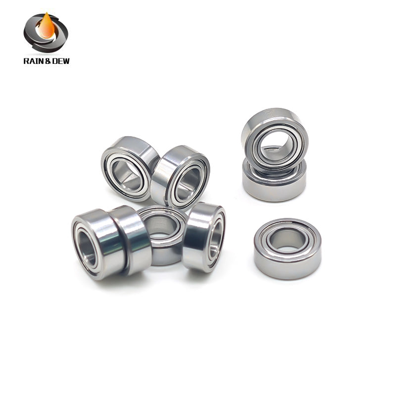 10Pcs R188ZZ ABEC-9 Bearings, 6.35x12.7x4.762 mm High-Speed Nail Drill Handpiece Bearings - No Heat, Longer Life, More Stable & Smooth