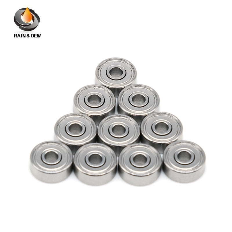 10PCS S624ZZ  4X13X5mm Bearing  ABEC-9 440C Stainless Steel Ball Bearing Small Bearing