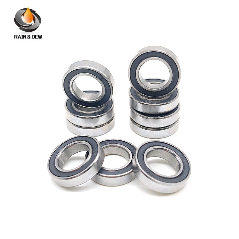 10pcs 6801 2RS Bearing 12x21x5 mm ABEC-7 Metric Thin Section 6801 RS Ball Bearings