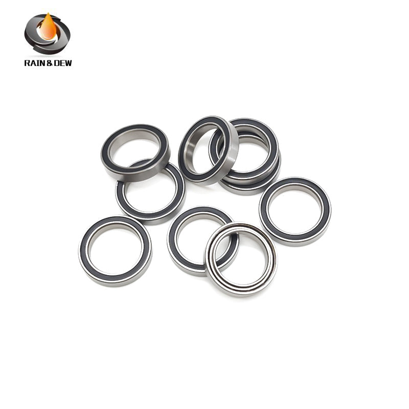 10PCS 6702RS CB 15X21X4mm Hybrid Ceramic Si3N4 Ball Bearing Bicycle Bottom Brackets & Spares Rear wheel 6702  2RS Bearings
