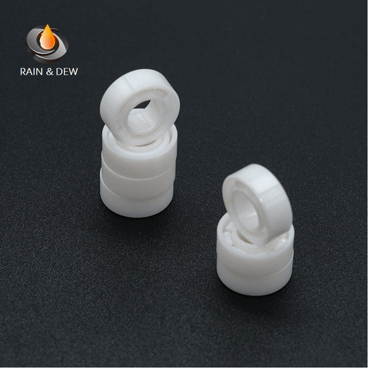 1/2Pcs  R188 CE  6.35*12.7*4.763mm Full Ceramic Bearing  ABEC-9 Zirconia Ceramic Deep Groove Ball Bearings for Fishing Reel