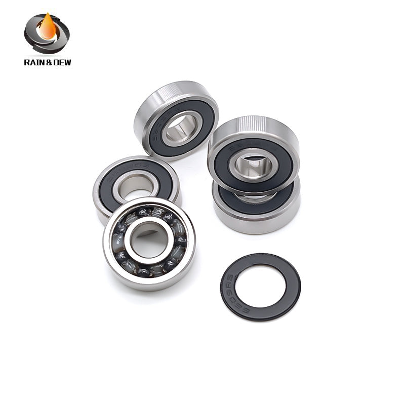 10PCS 6000RS CB 10x26x8 mm Hybrid Ceramic Si3N4 Ball Bearing Bicycle Bottom Brackets & Spares Rear wheel 6000 2RS Bearings