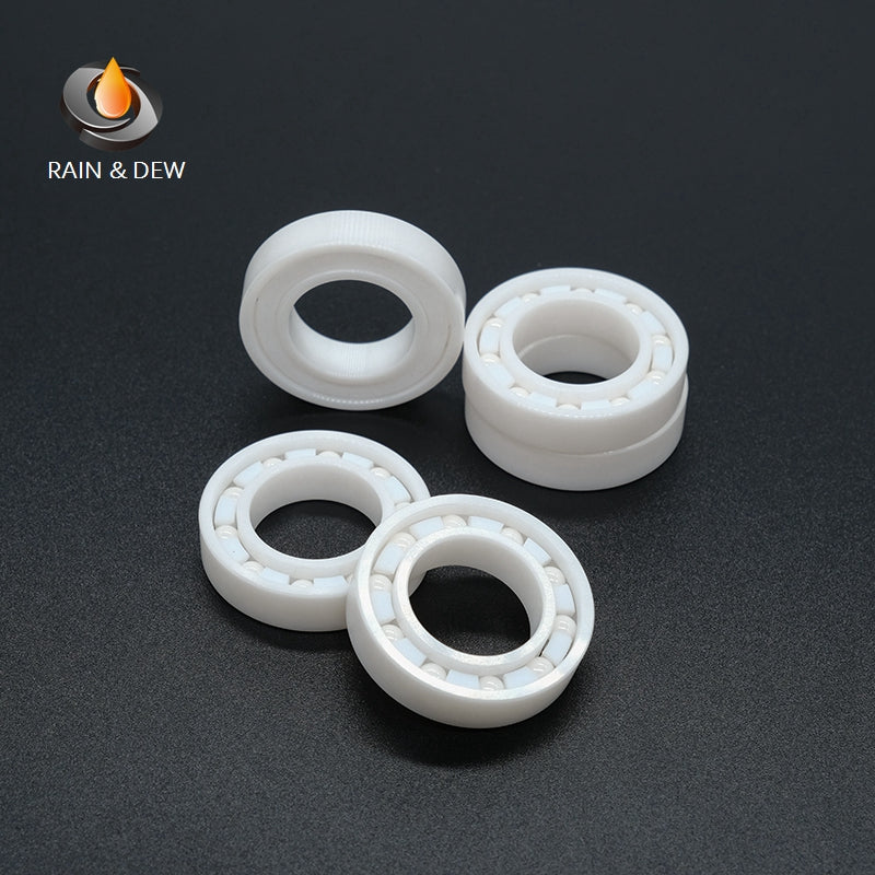 1/2Pcs 6903 CE  17*30*7mm Full Ceramic Bearing  ABEC-9 Zirconia Ceramic Deep Groove Ball Bearings for Fishing Reel