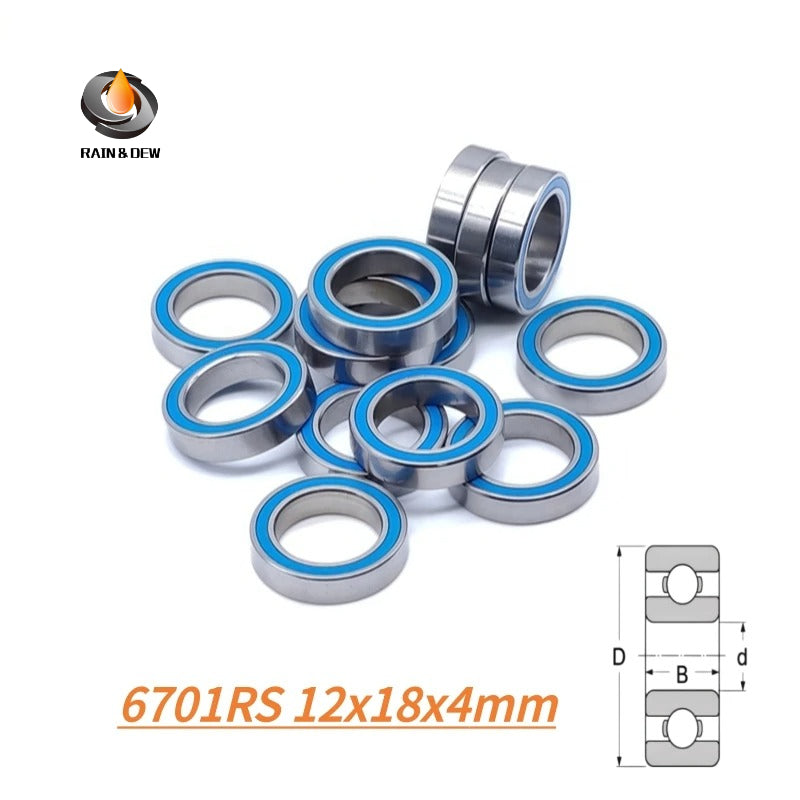 8Pcs RC Car Upgrade Parts For Traxxas 1/10 Maxx Maxx Slash CNC Aluminum Alloy Replacement Accessories Kit 6x16x5 12x18x4