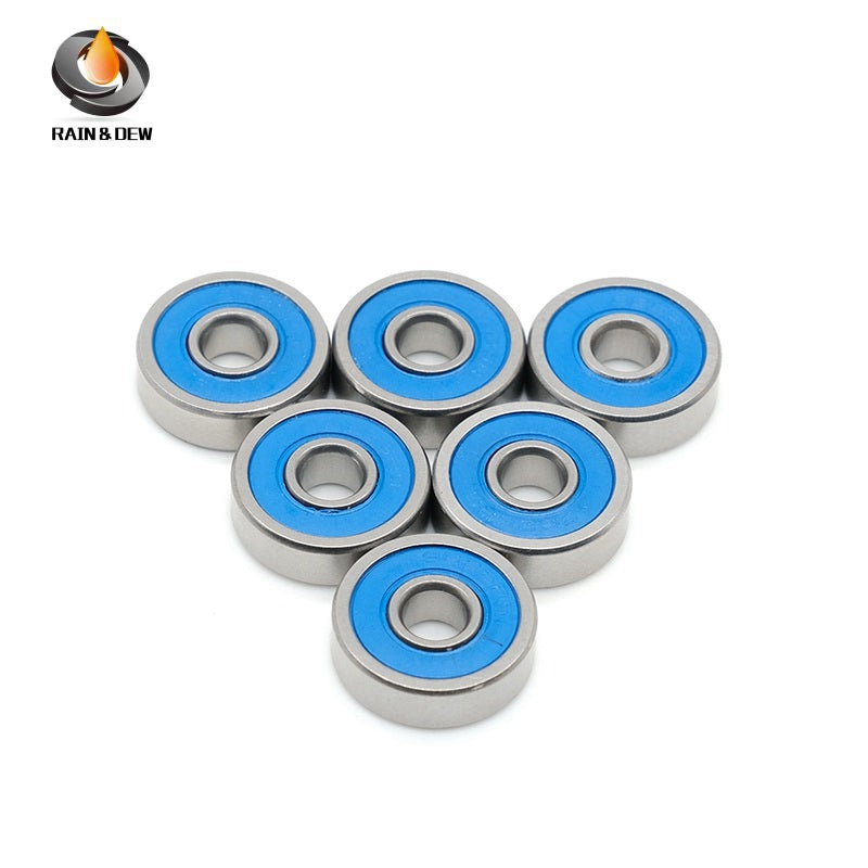 MR63RS-Blue Bearing ABEC-7 (10PCS) 3X6X2.5 mm Miniature MR63-2RS Ball Bearings Blue Rubber Sealed