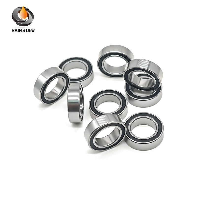 10PCS 63802RS Bearing 15x24x7 mm  Bicycle Suspension Pivot Repair Parts Ball Bearings