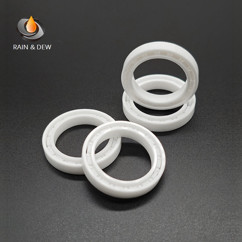 1/2Pcs 6806 CE  30*42*7mm Full Ceramic Bearing  ABEC-9 Zirconia Ceramic Deep Groove Ball Bearings for Fishing Reel