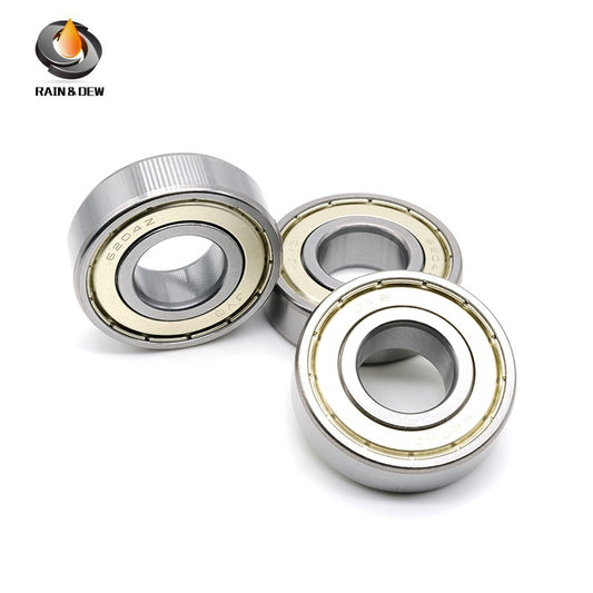 2PCS 6204ZZ ABEC-7 ball bearings (20x47x14mm). These deep groove, ZZ-shielded bearings are reliable components for various mechanical and industrial uses.