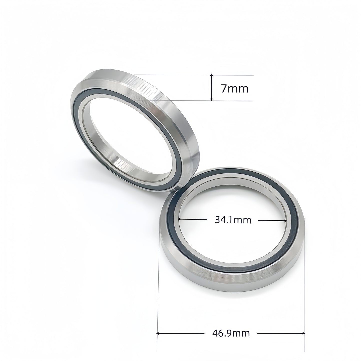 1PCS Bike Headset Bearing 40/37/30.15/34.1 mm Steel Bearings | Waterproof & Durable for MTB/Road Bicycle Steering Repair