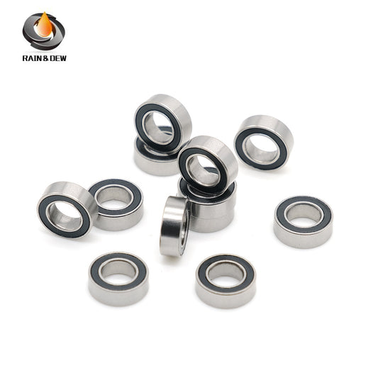 10PCS SMR95RS	5x9x3mm Bearing  ABEC-7  Stainless Steel Ball Bearings Black Rubber Sealed For Fishing or Tiny Model Toys
