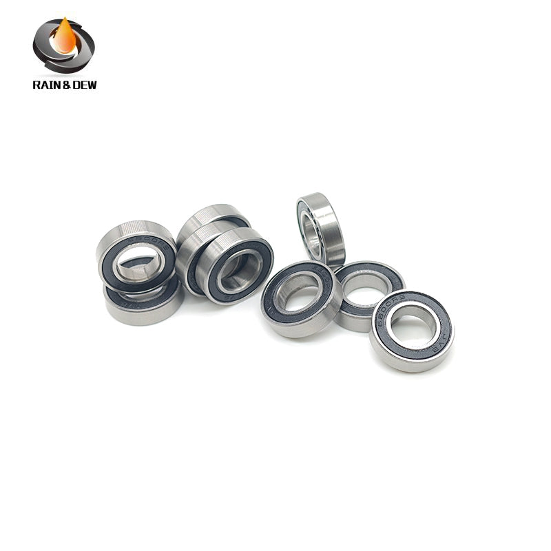10pcs 6800 2RS Bearing 10x19x5 mm ABEC-7 Metric Thin Section 6800 RS Ball Bearings